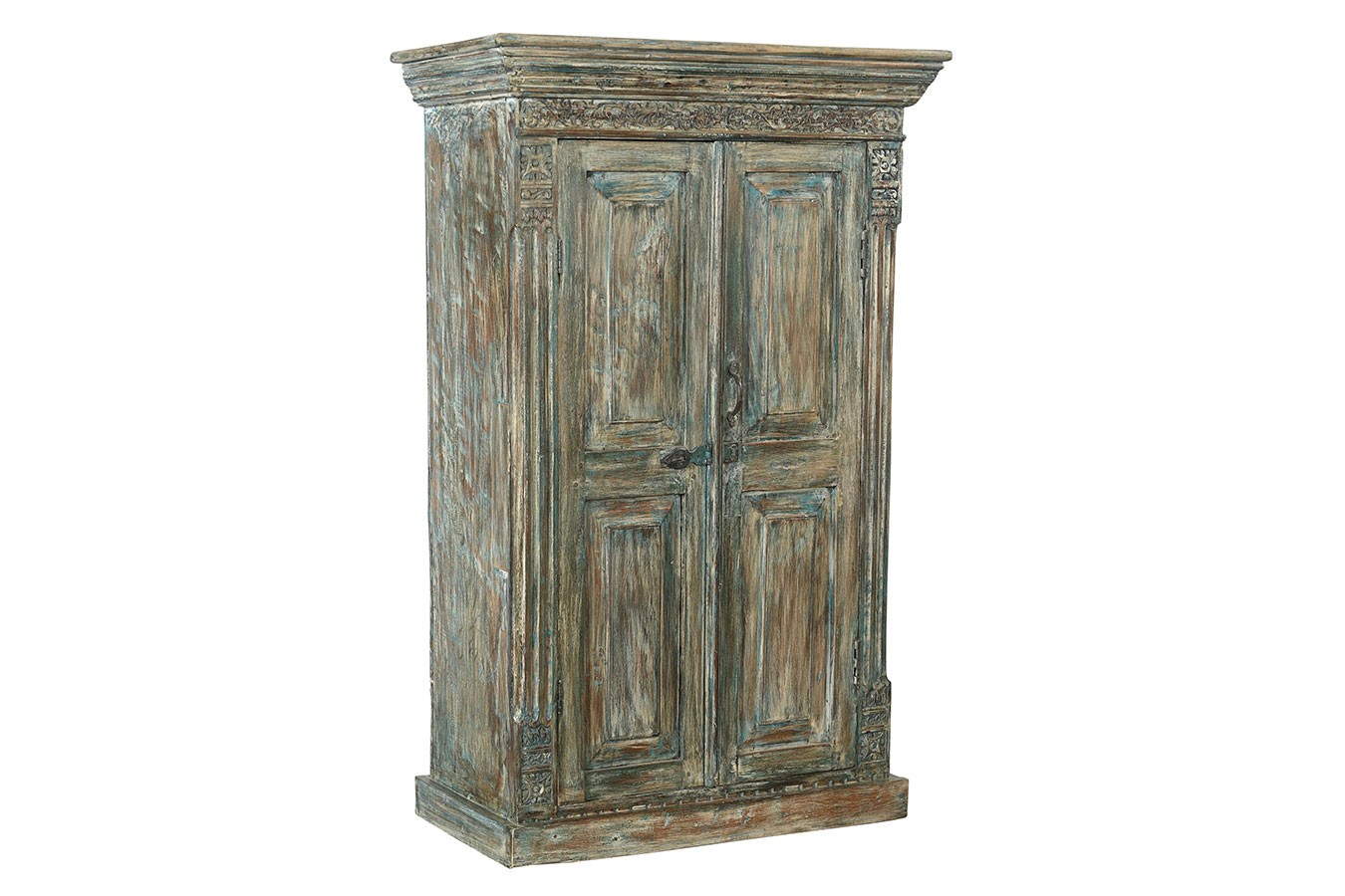 Schrank Vintage blaugrau