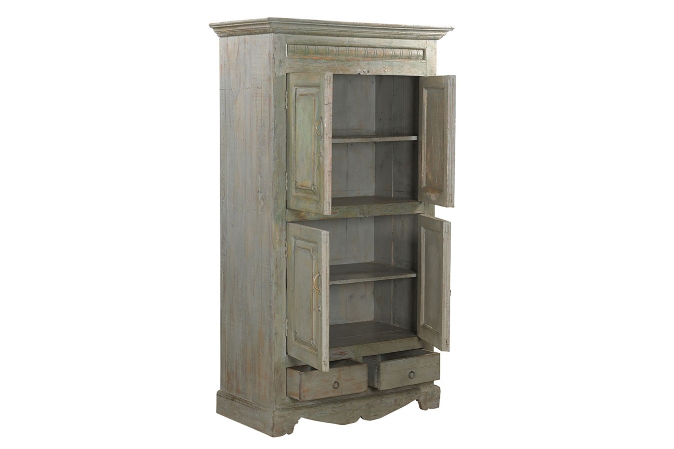 Schrank Vintage grau