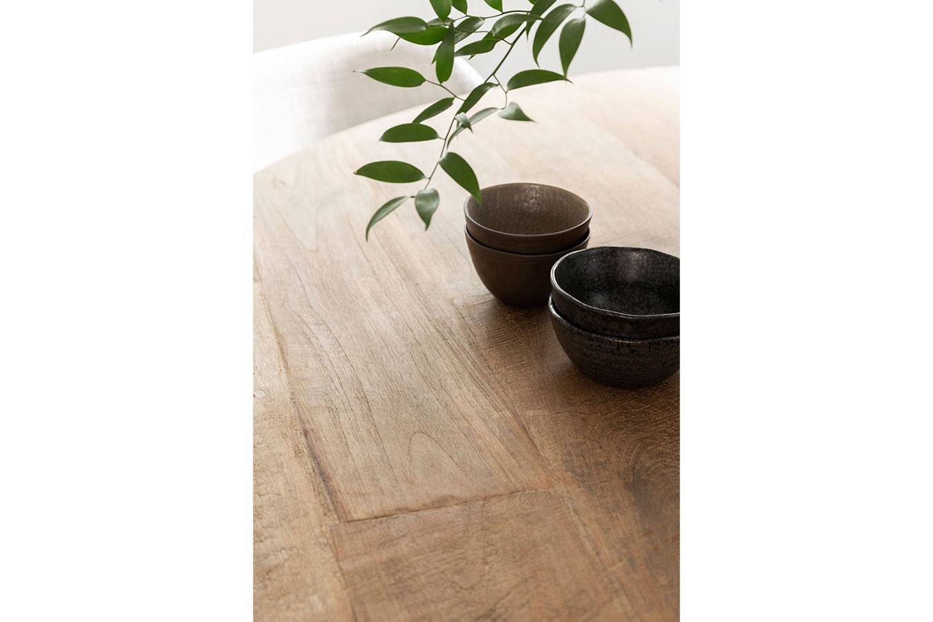Esstisch Metropole Teak Metall D 130 cm