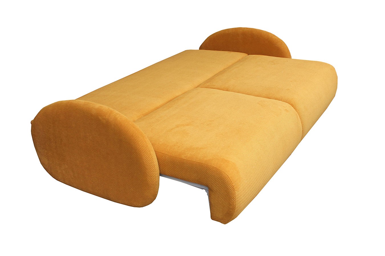 Schlafsofa Siena Stoff orangegelb