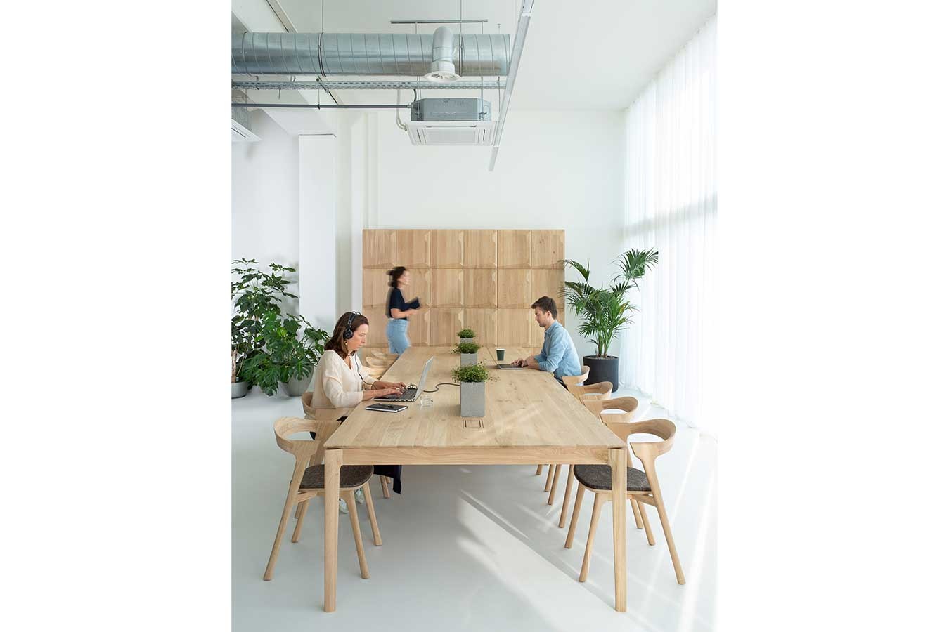 Konferenztisch Bok Cowork Desk  Eiche natur B 240 cm