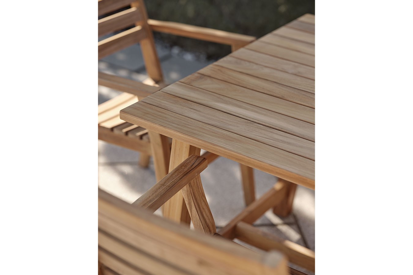 Outdoortisch Keros Teak natur B 160 cm