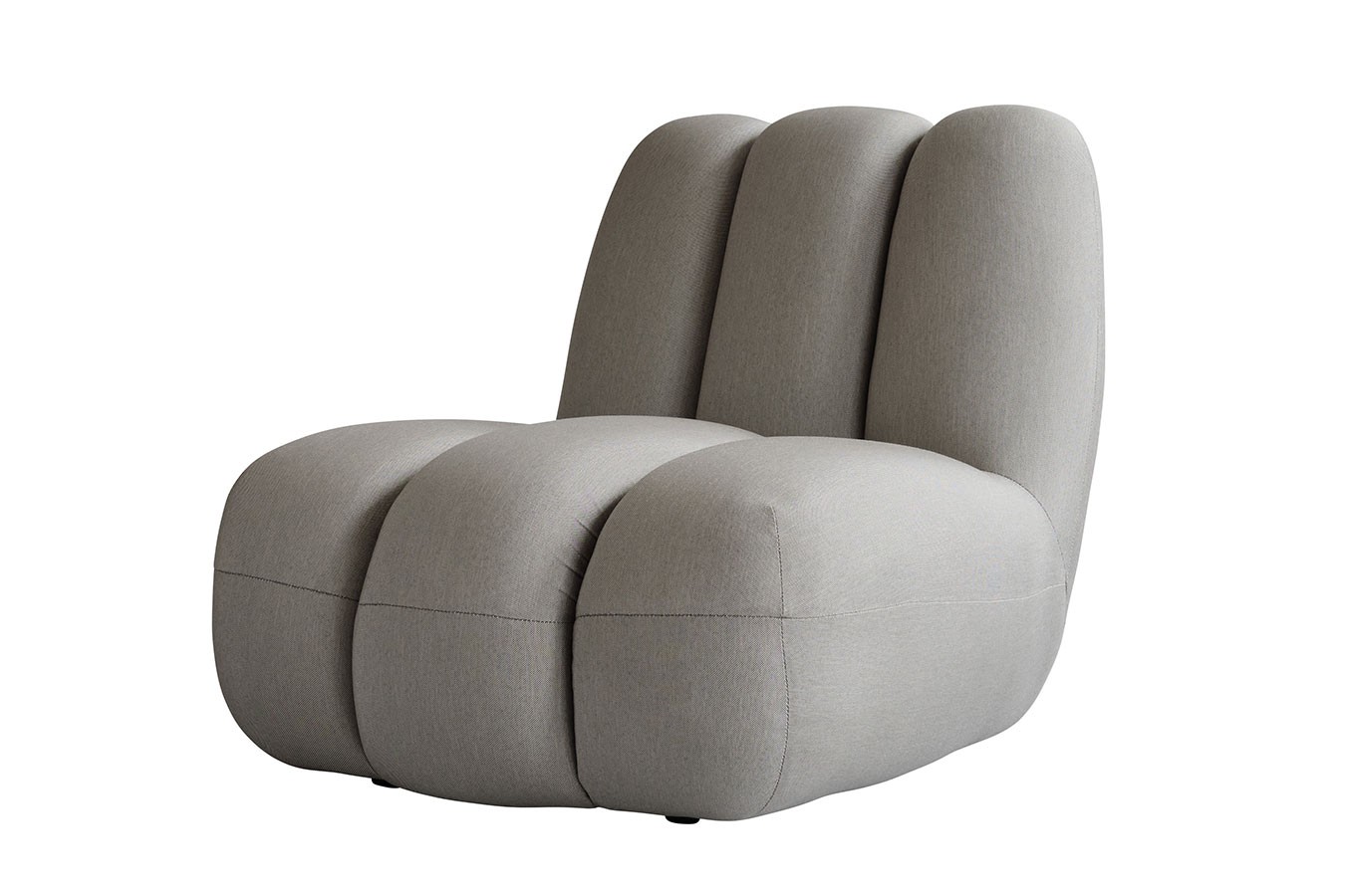 Lounge Sessel Toe Stoff grau