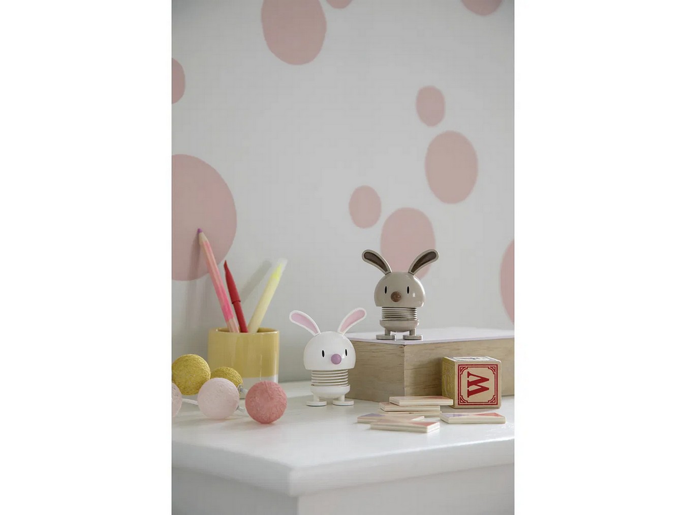 Hoptimist Hase weiss H 9 cm
