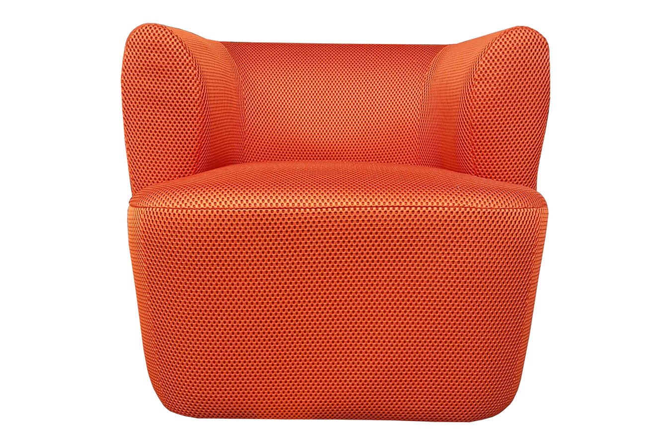 Sessel Nidou Stoff orange