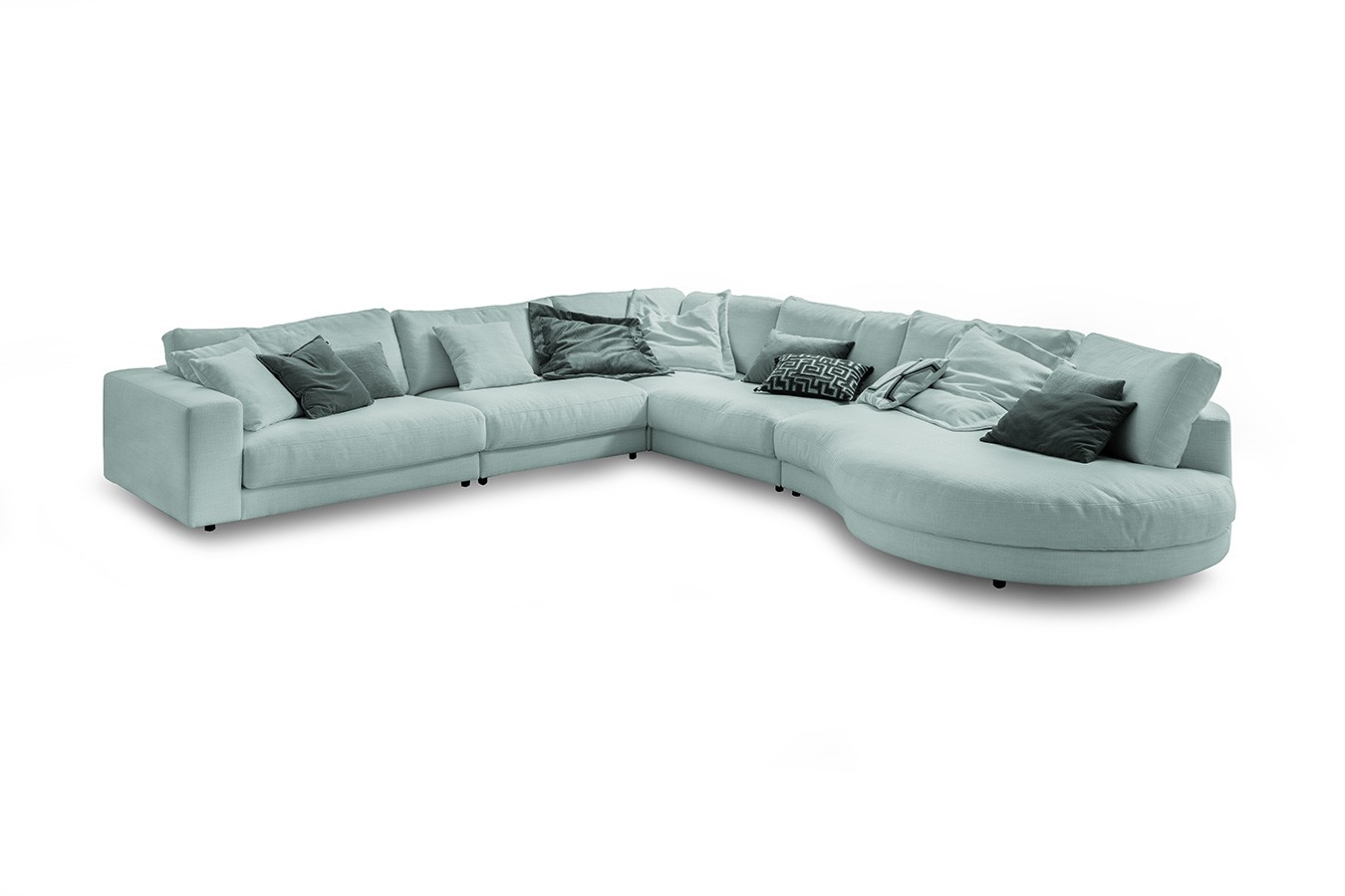 Ecksofa Downtown Stoff