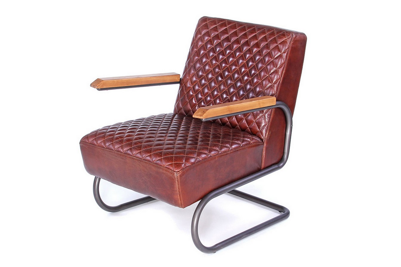 Lounge Sessel Marco 1940 Leder braun