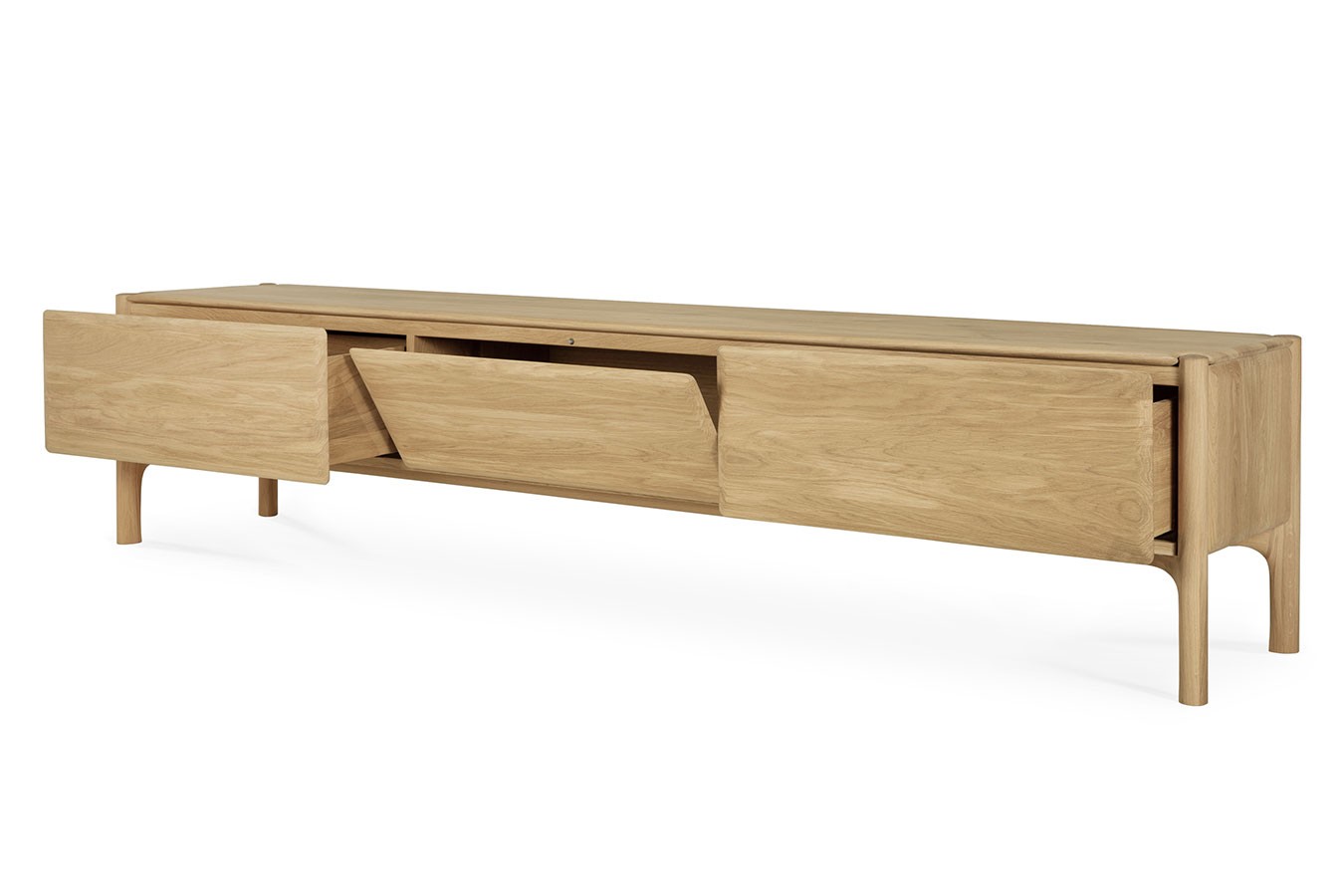TV-Board PI Eiche lackiert B 242 cm