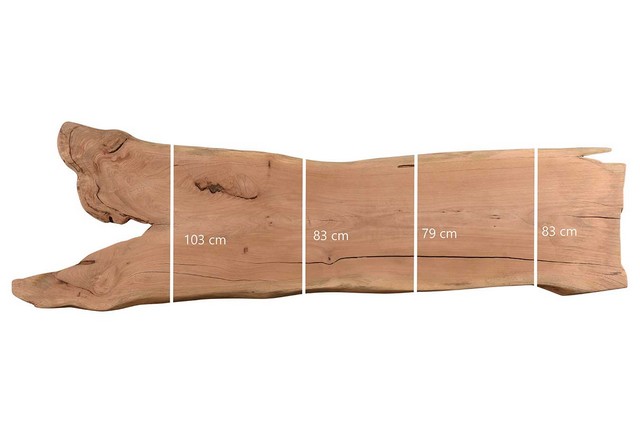 Tischplatte Mango Massivholz Monolith 320