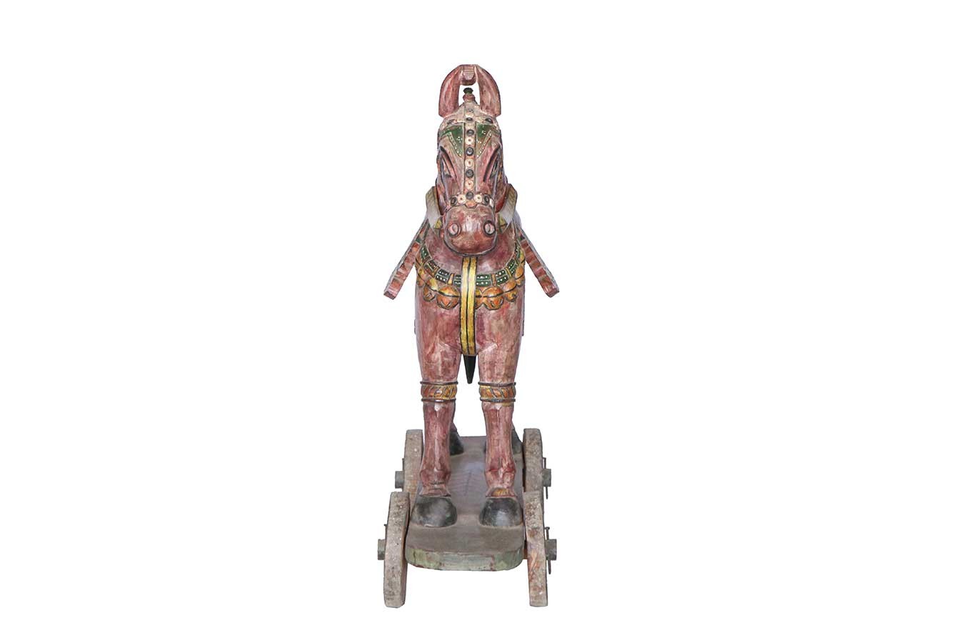 Deko Pferd auf Rollen H 84 cm