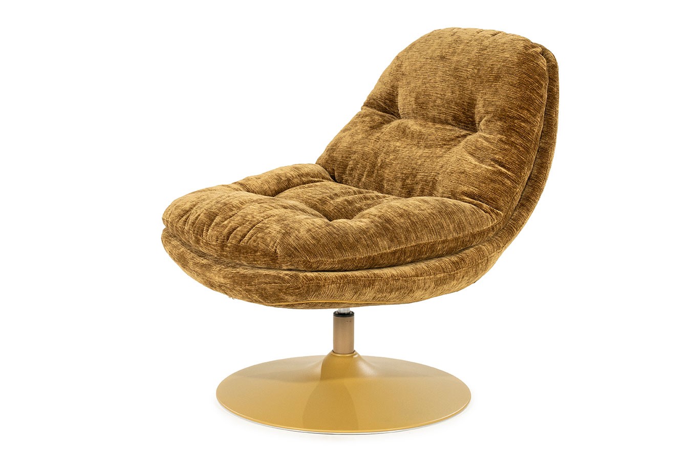 Drehsessel Tomba Velvet senf