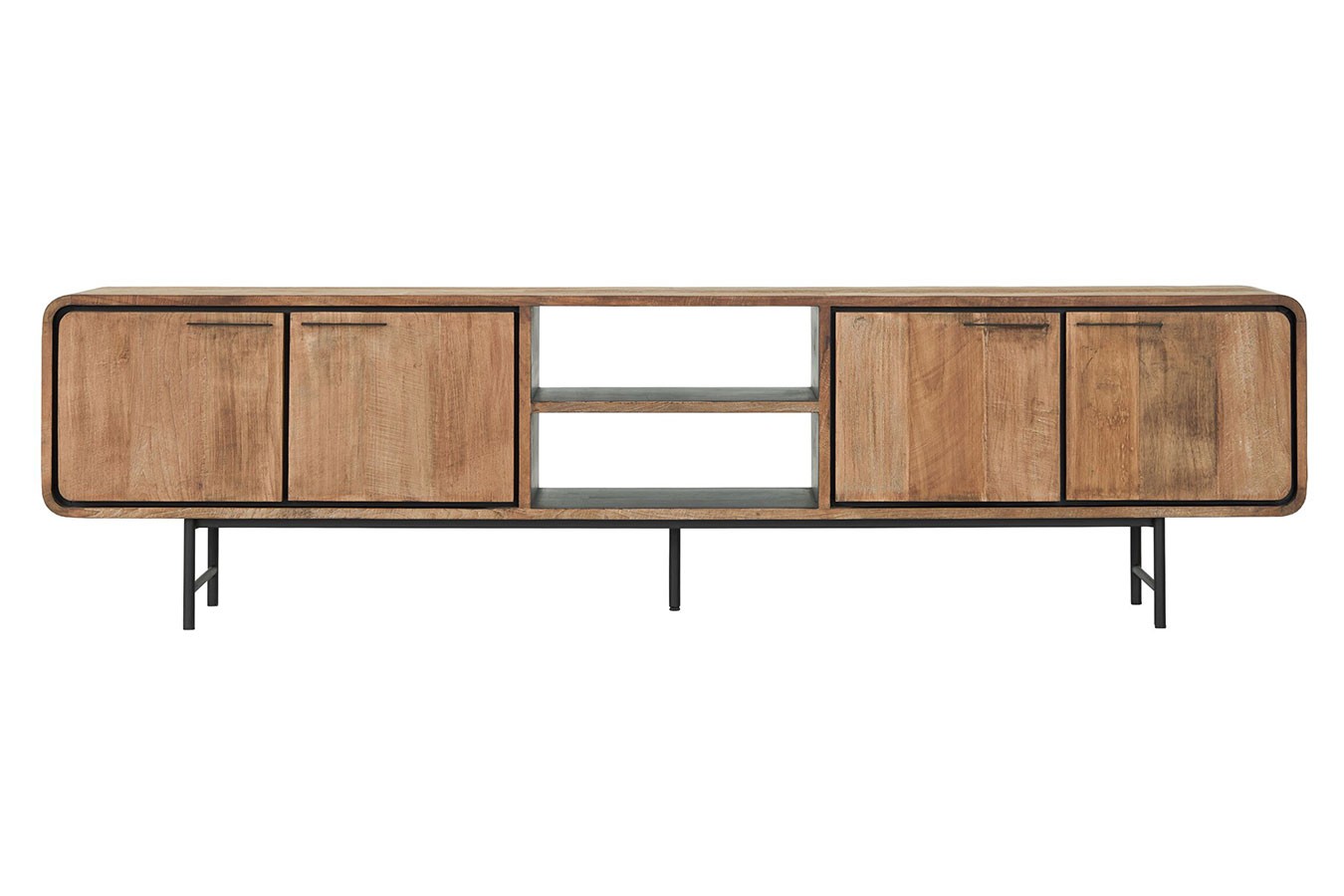 TV-Board auf Fuß Evo Teak B 225 cm