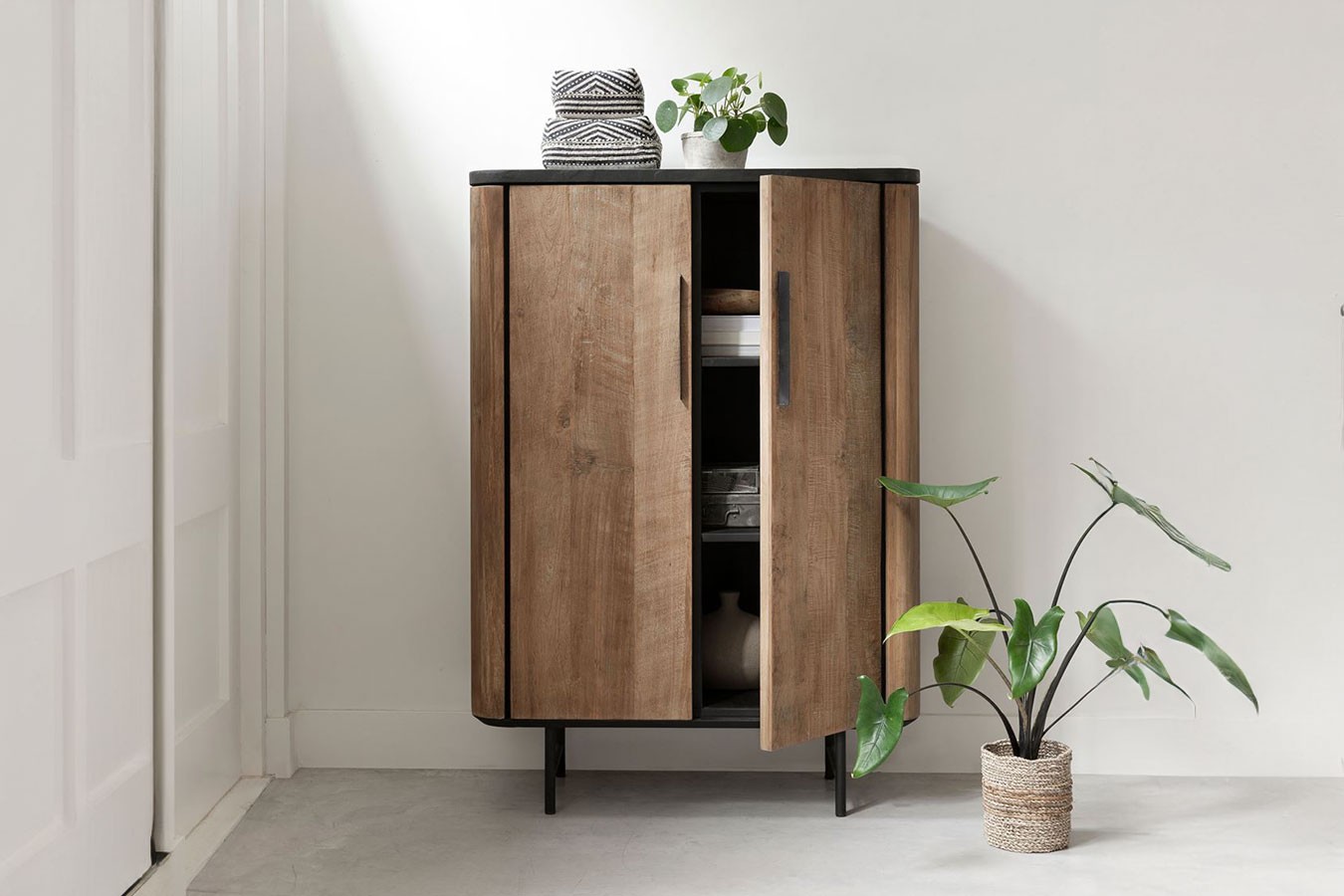 Schrank Soho Teak natur B 90 cm