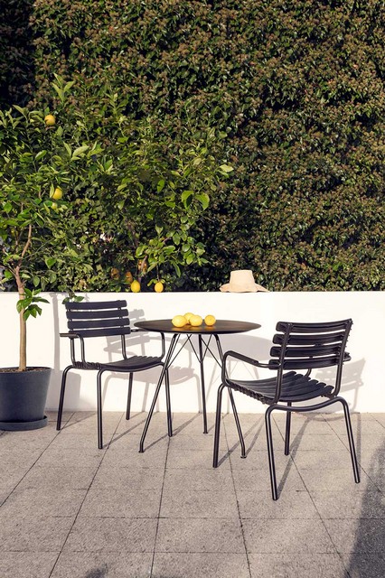 Gartenstuhl mit Arm ReCLIPS schwarz