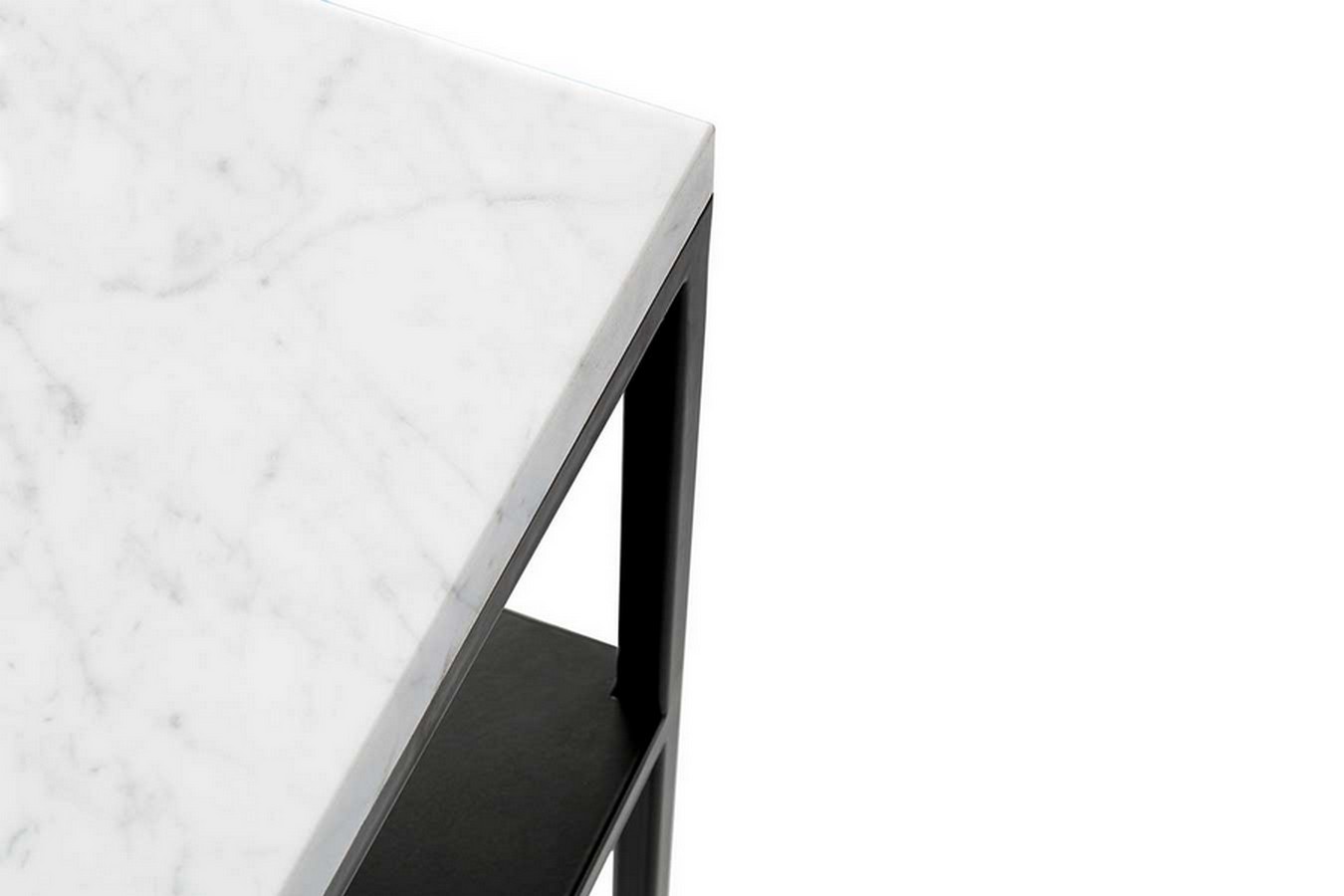 Couchtisch Stone Marmor weiss B 120 cm