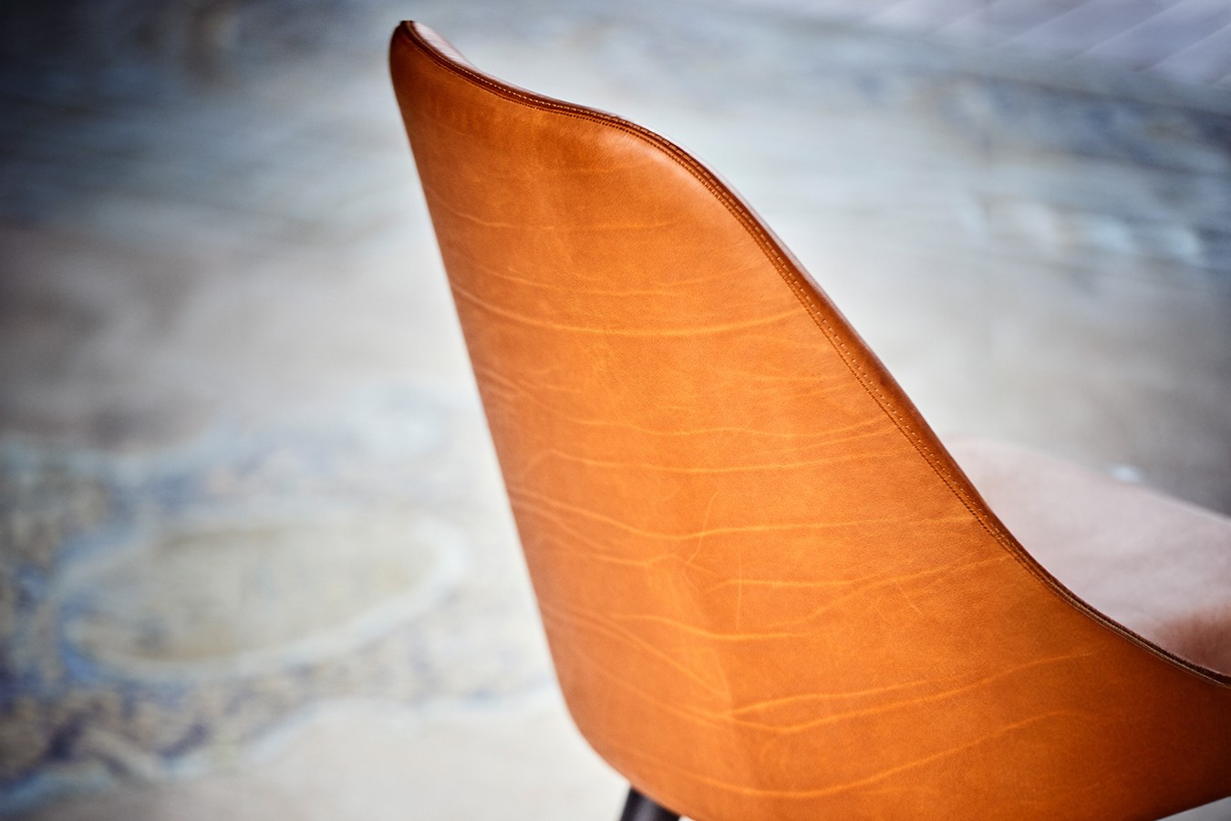 Loungesessel Flaminia Leder braun