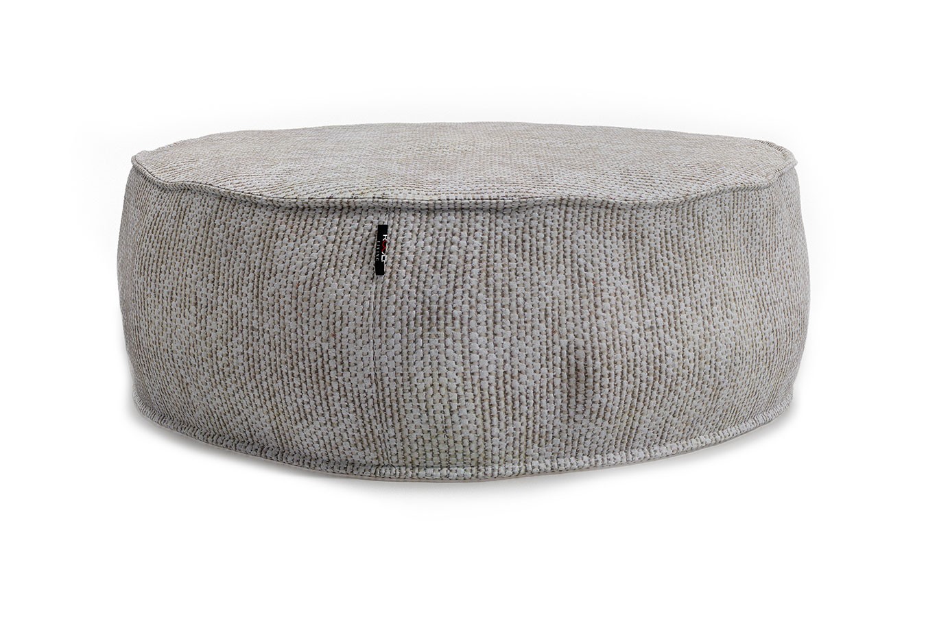 Sitzkissen Silky Outdoor rund beige
