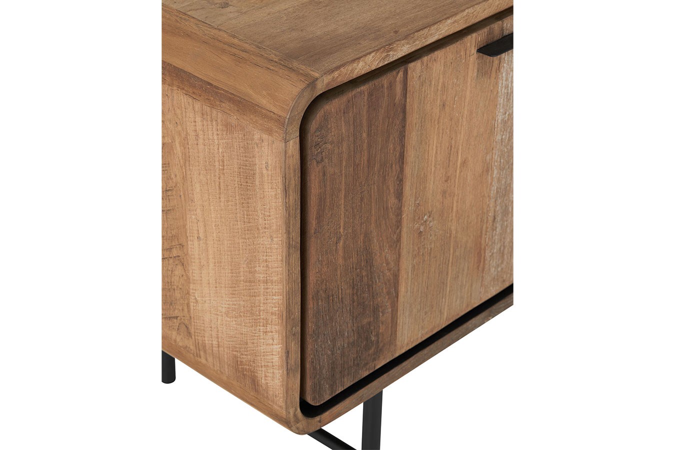 TV-Board Evo auf Fuß Teak B 145 cm