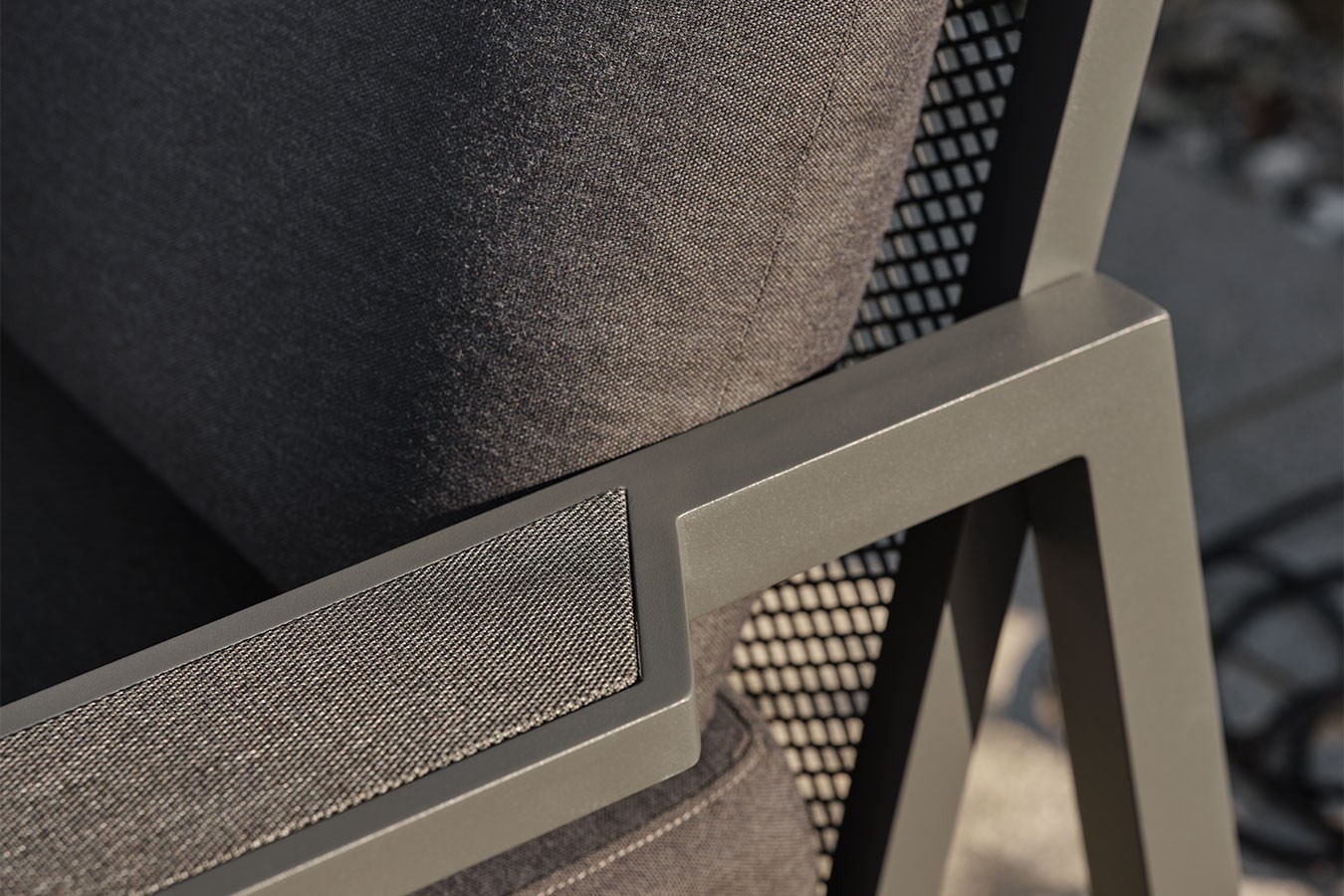 Outdoor Loungeset Skalfort grau