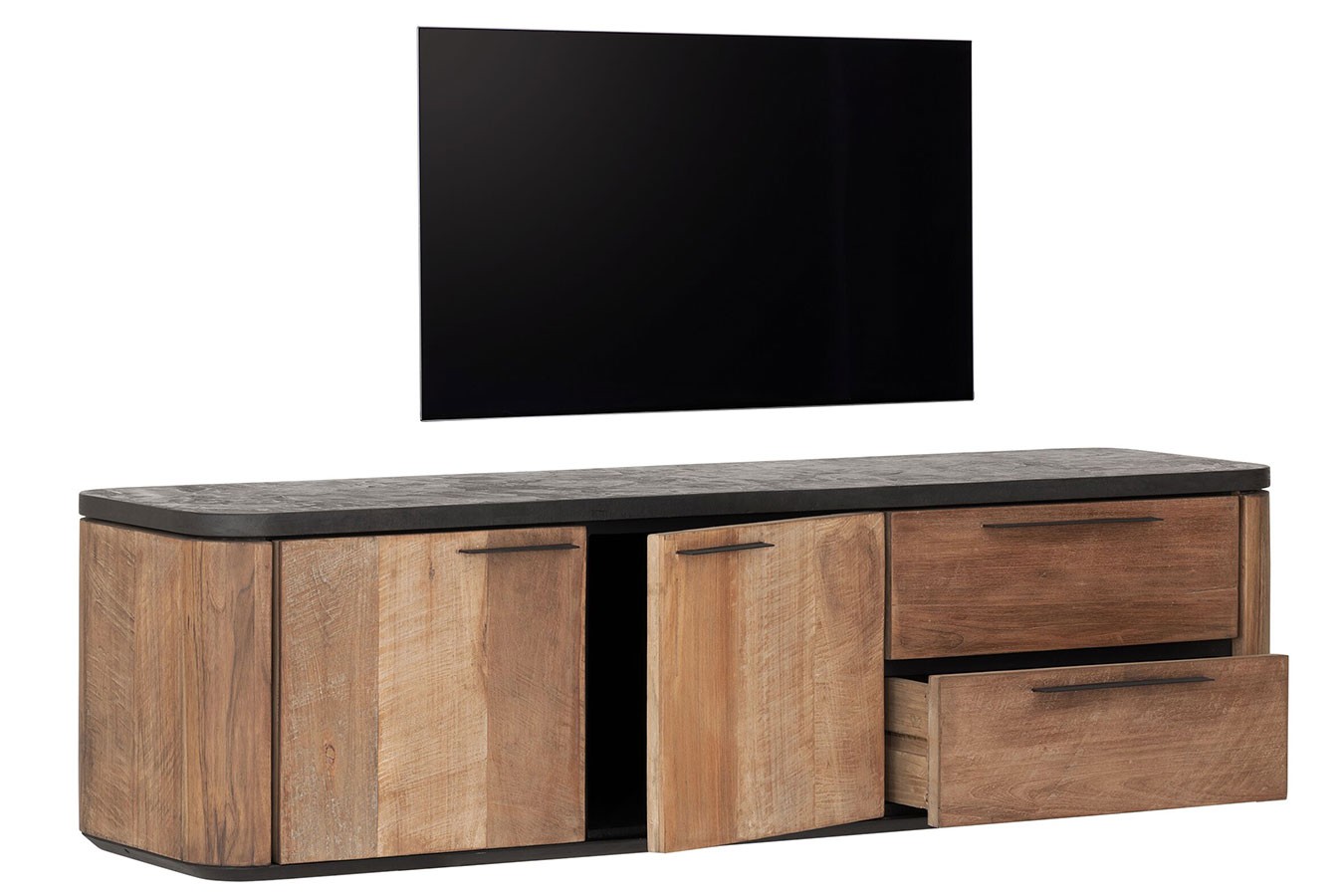 TV-Board Soho hängend Teak B 150 cm