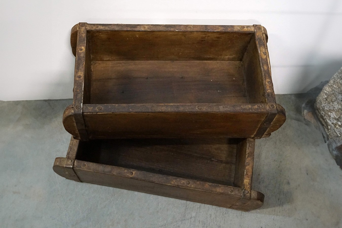 Aufbewahrungsbox Holz natur