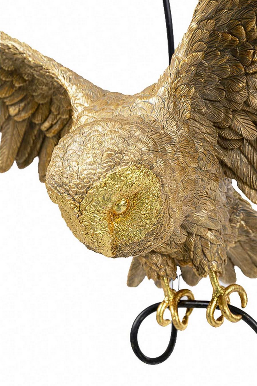 Hängeleuchte Eule gold