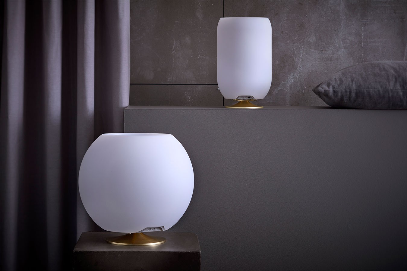 Bluetooth Lautsprecher Atmos gold D22cm