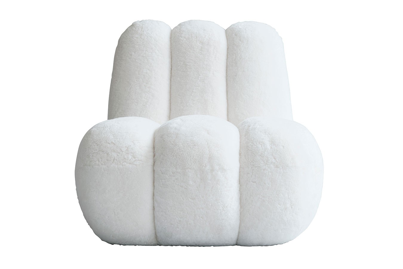 Lounge Sessel Toe Sheepskin weiss