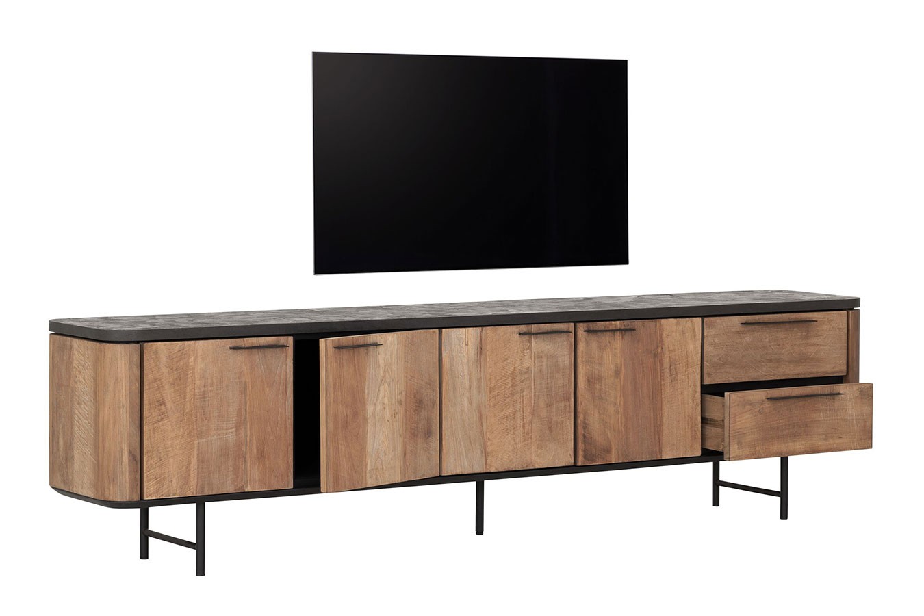 TV-Board Soho Teak natur B 230 cm