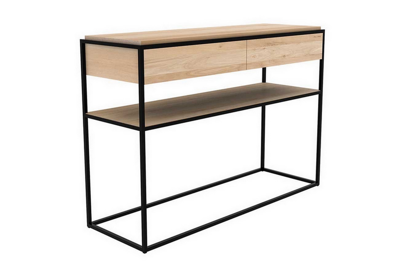 Konsolentisch Monolith Eiche natur B 122 cm