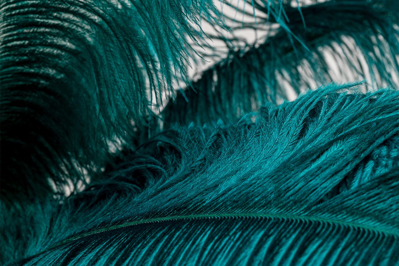 Stehlampe Feather Palm grün