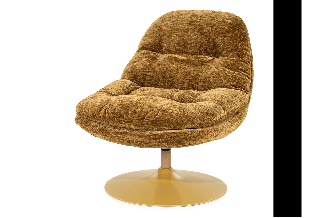Drehsessel Tomba Velvet senf