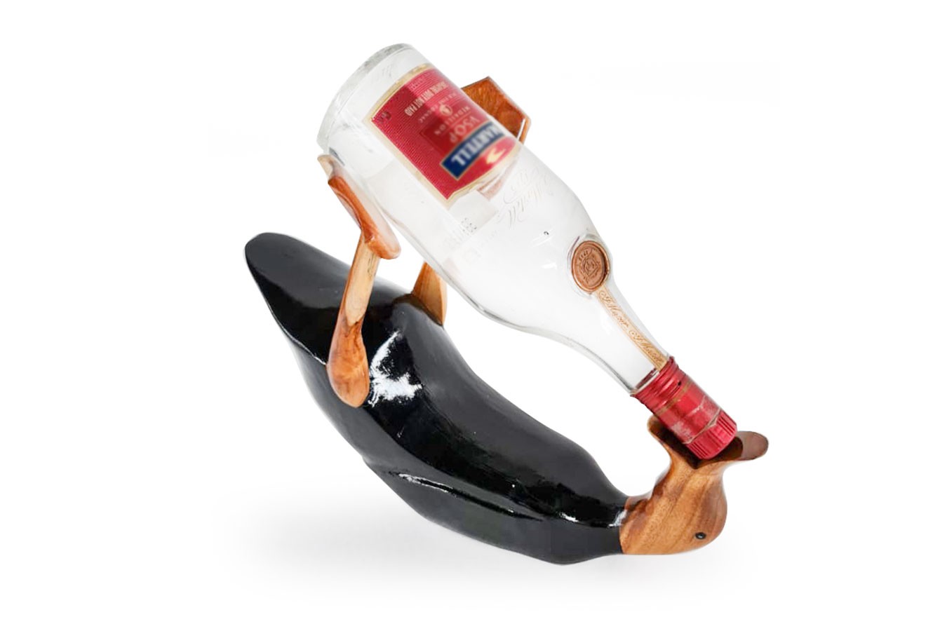 Drinking Duck schwarz 35 cm