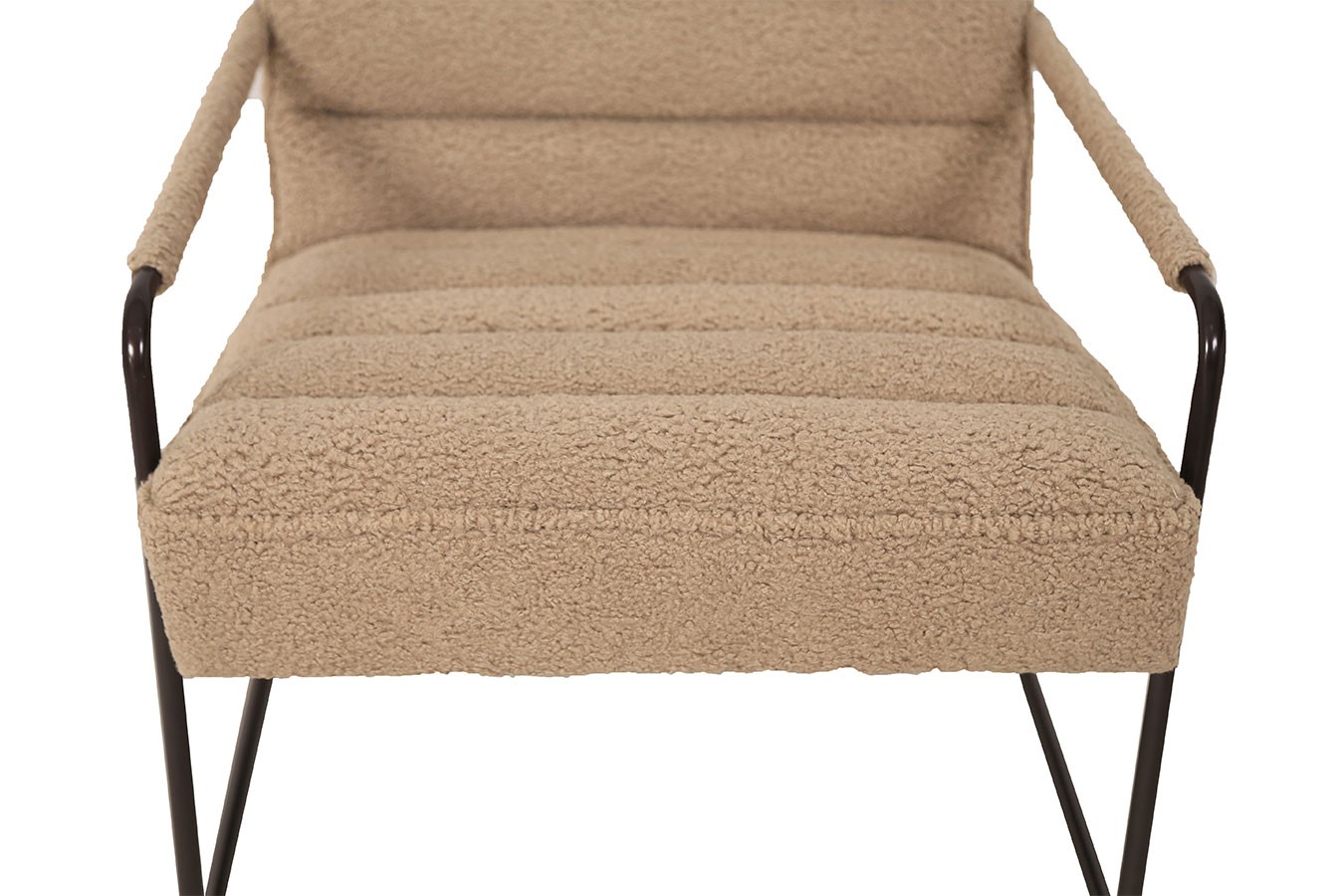 Lounge Sessel Marco Century Boucléstoff camel