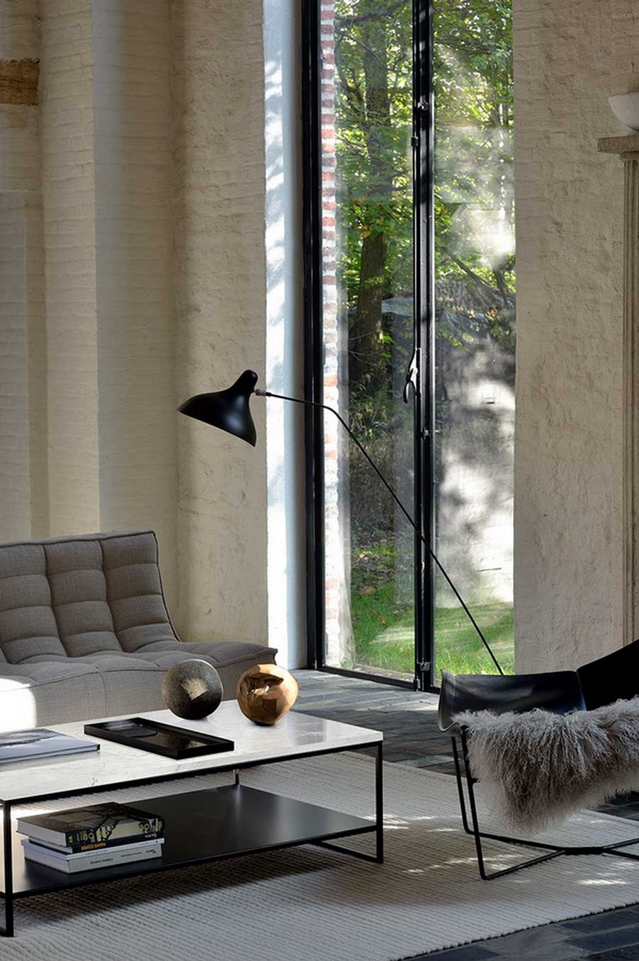 Couchtisch Stone Marmor weiss B 120 cm