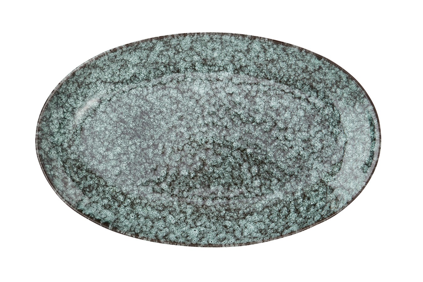 Servierplatte Keramik oval B 42 cm