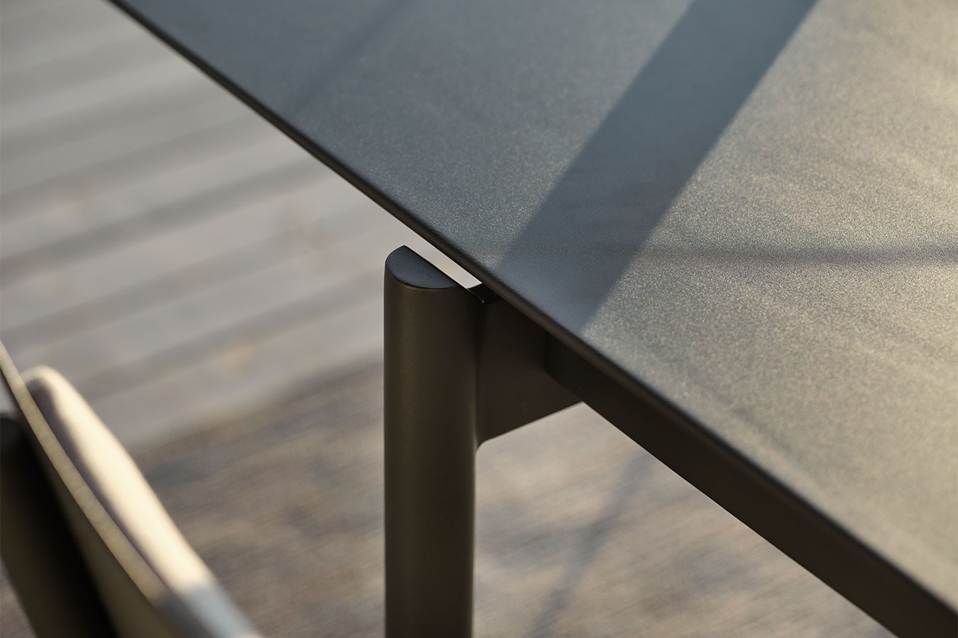 Gartentisch B45 Aluminium grau B 250cm
