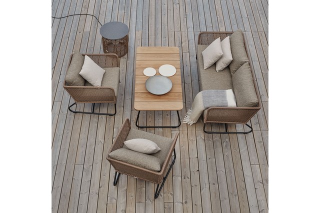 Outdoor Loungesessel Pors natur
