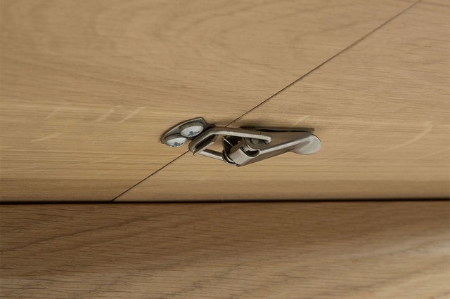 Ausziehtisch Bok Eiche natur rund D 129 > 179 cm