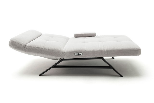 Relaxliege maxi Rovere silber