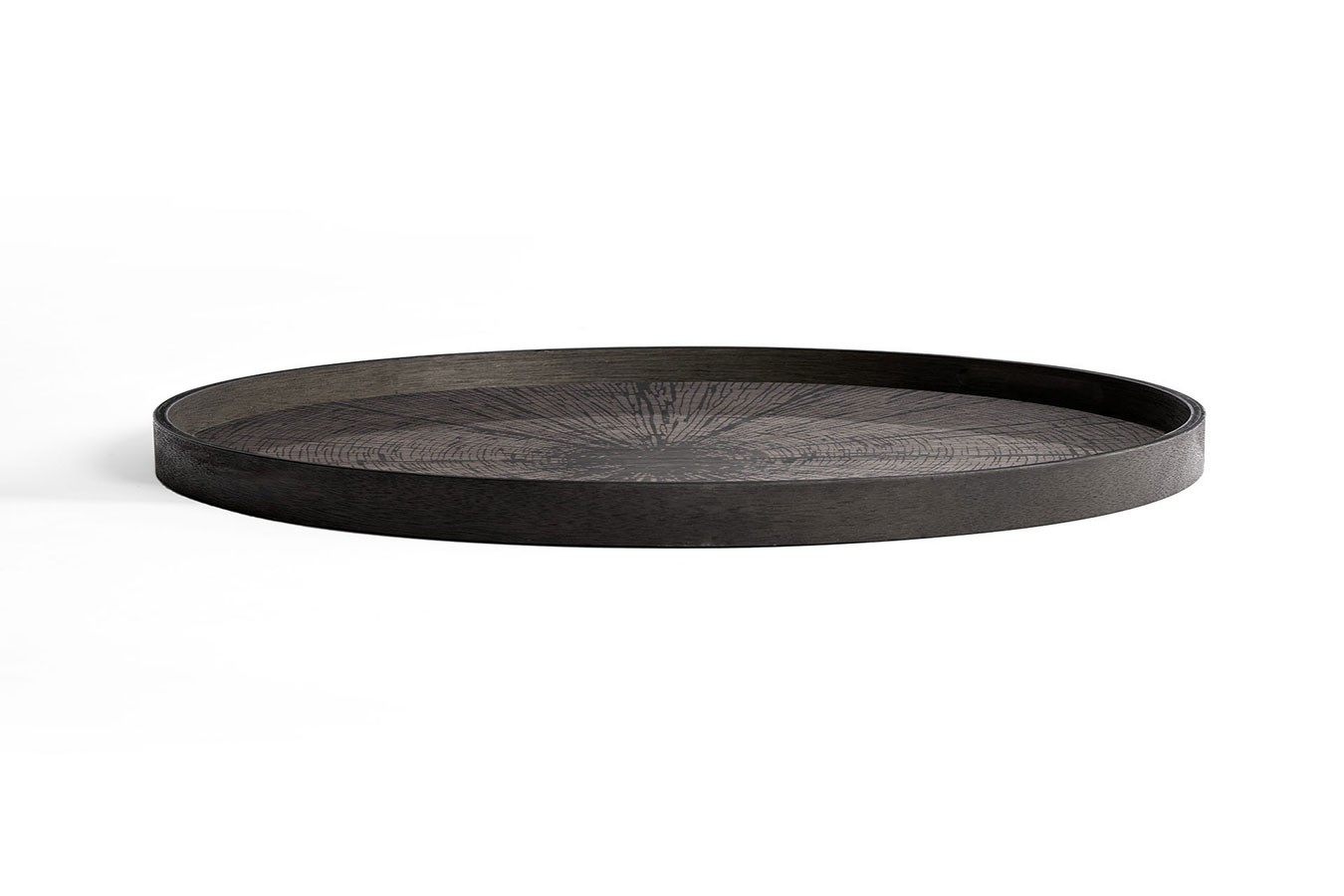 Notre Monde Tablett Black Slice rund D 92 cm