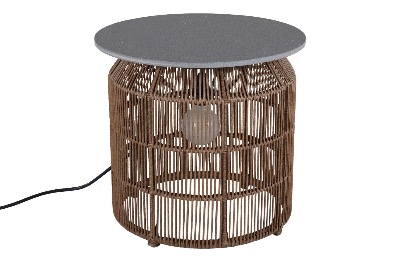 Outdoor-Beistelltisch Pamir braun