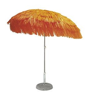 Hawaii Sonnenschirm orange, Ø200 cm