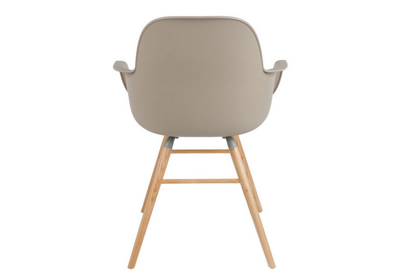 Armlehnstuhl Albert Kunststoff pastell taupe
