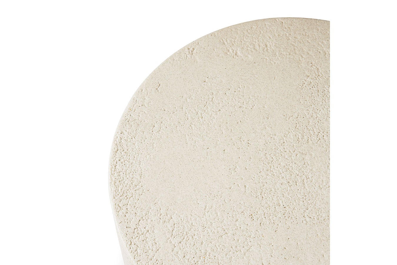 Beistelltisch Elements Mikrozement beige D 41 cm