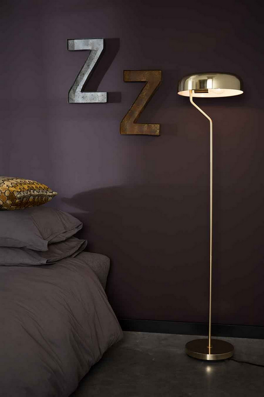 Stehlampe Eclipse Messing