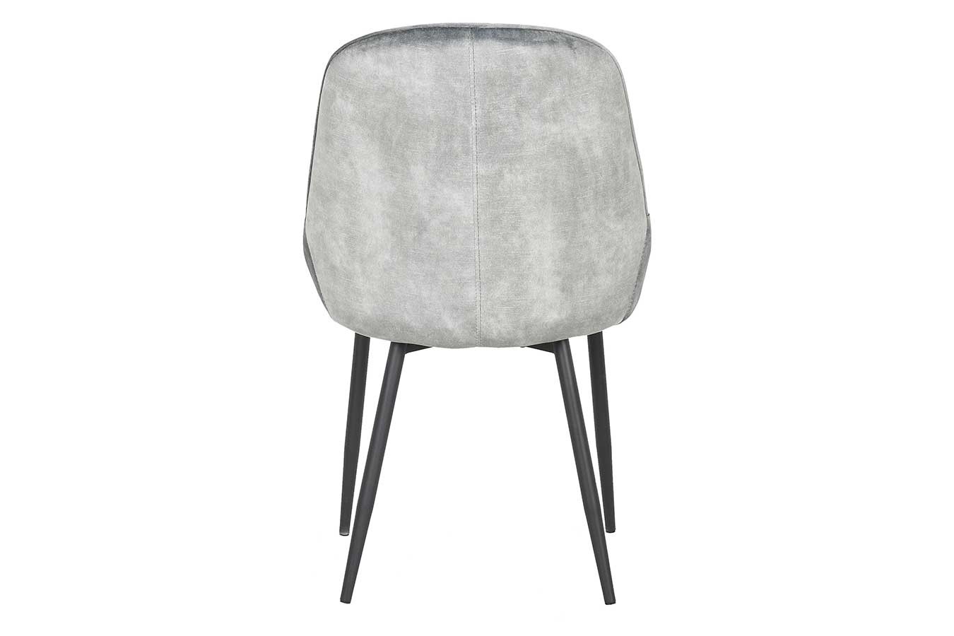 Stuhl JUL Samt Vintage grau