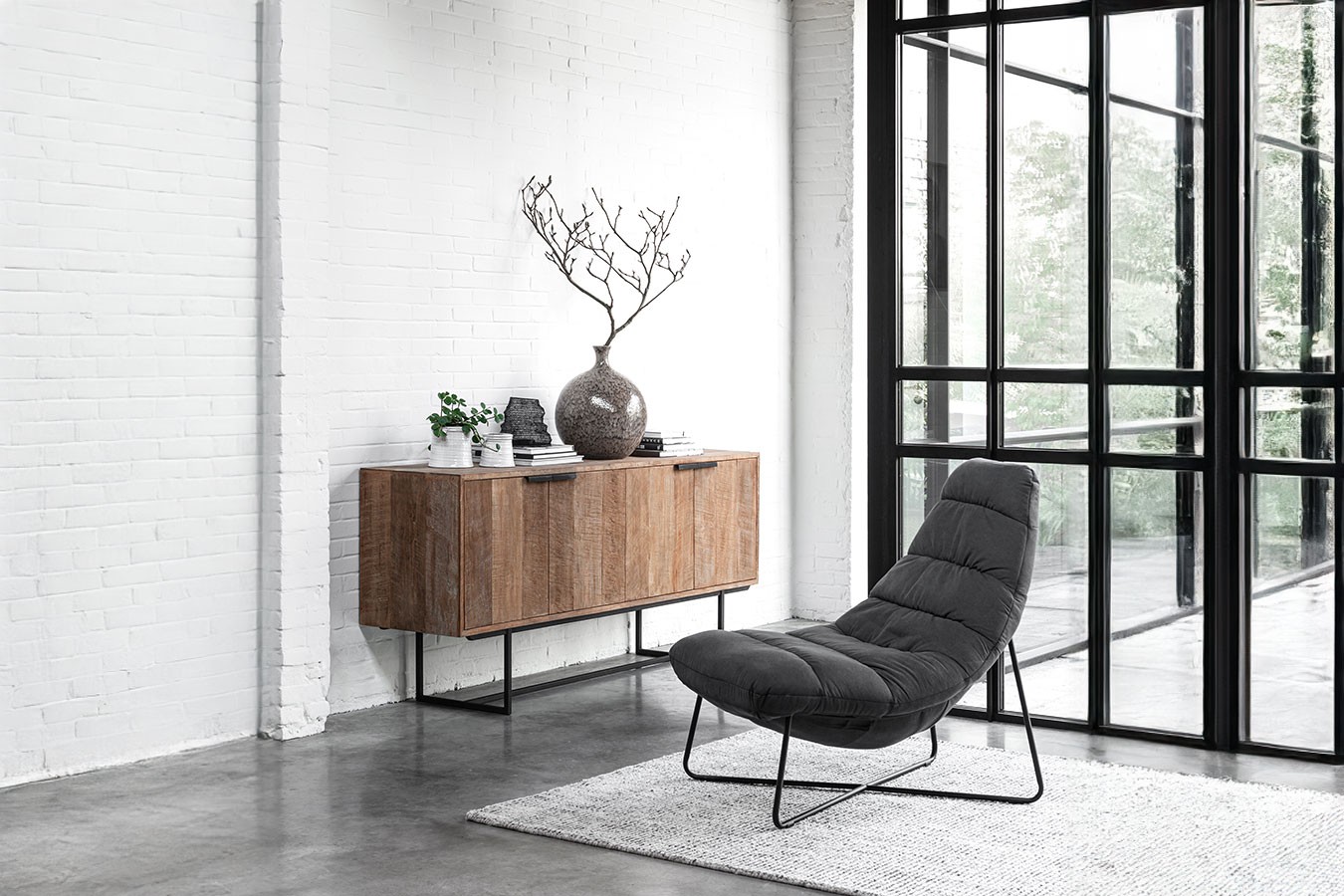 Anrichte Odeon Teak natur B 185 cm