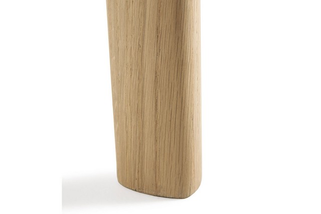 Ausziehtisch Bok Eiche natur rund D 129 > 179 cm
