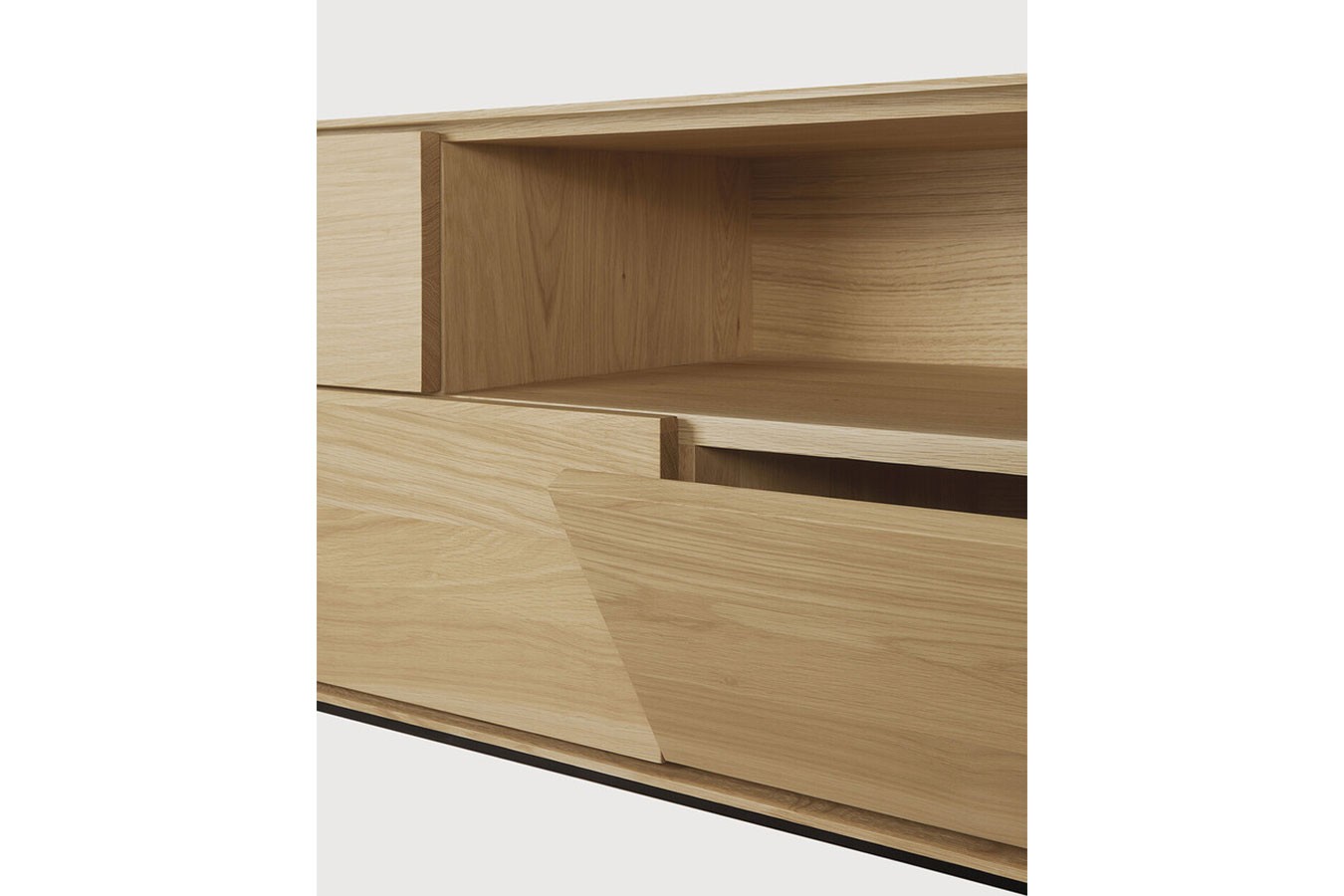 TV Board Whiteboard Eiche natur B 180 cm